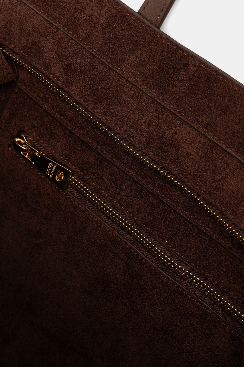 Love Moschino nákupní taška dámská z imitace semiše (obrázek 6)