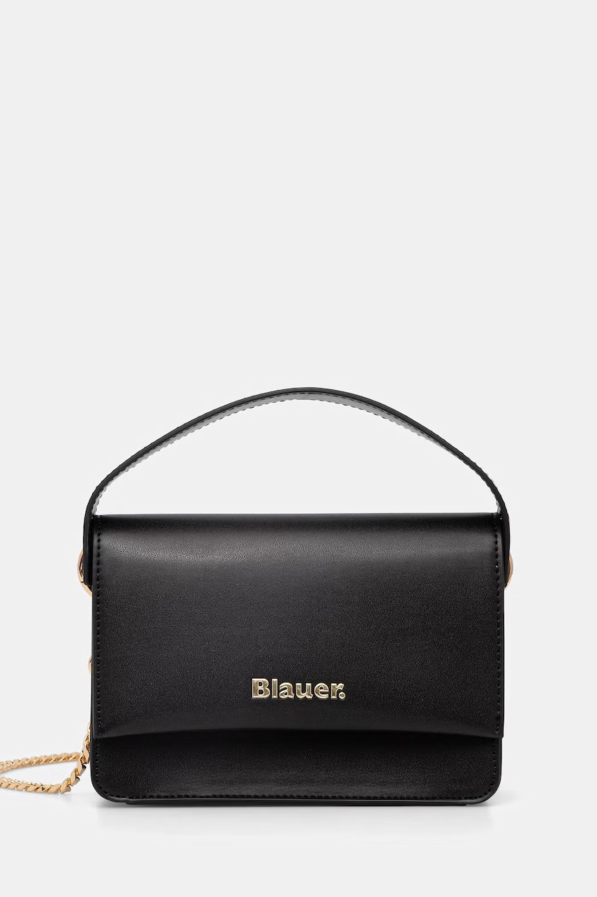 Blauer geantă crossbody de damă cu imitație de piele