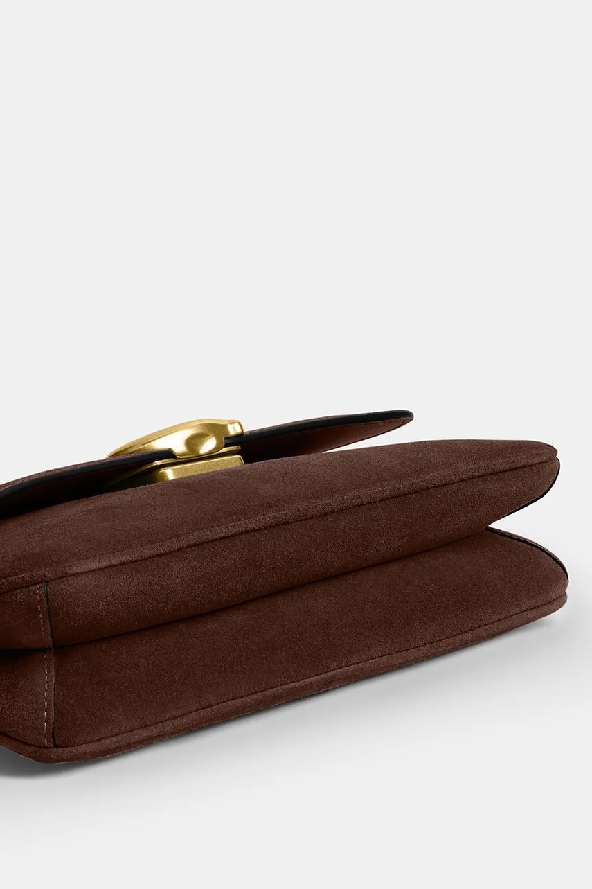 Coach Coach χιαστί Γυναικεία δέρμα σουέτ Suade Jet Shoulder Bag - 7