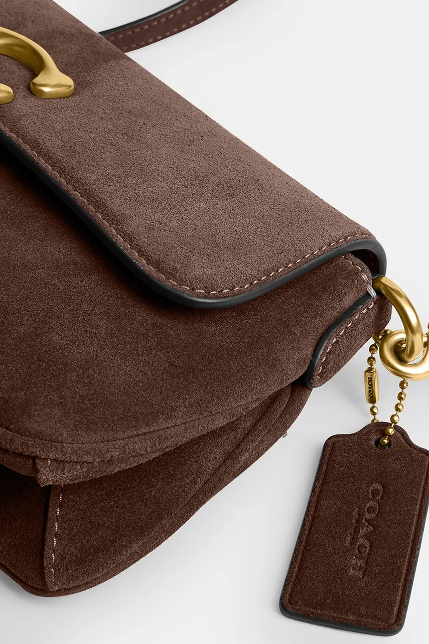 Coach Coach χιαστί Γυναικεία δέρμα σουέτ Suade Jet Shoulder Bag - 8