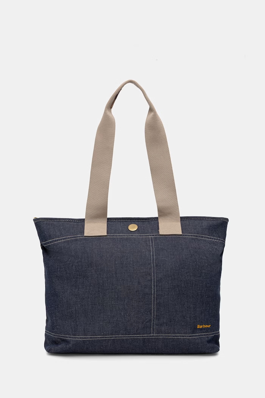 Barbour geantă shopper pentru femei, din denim Mya