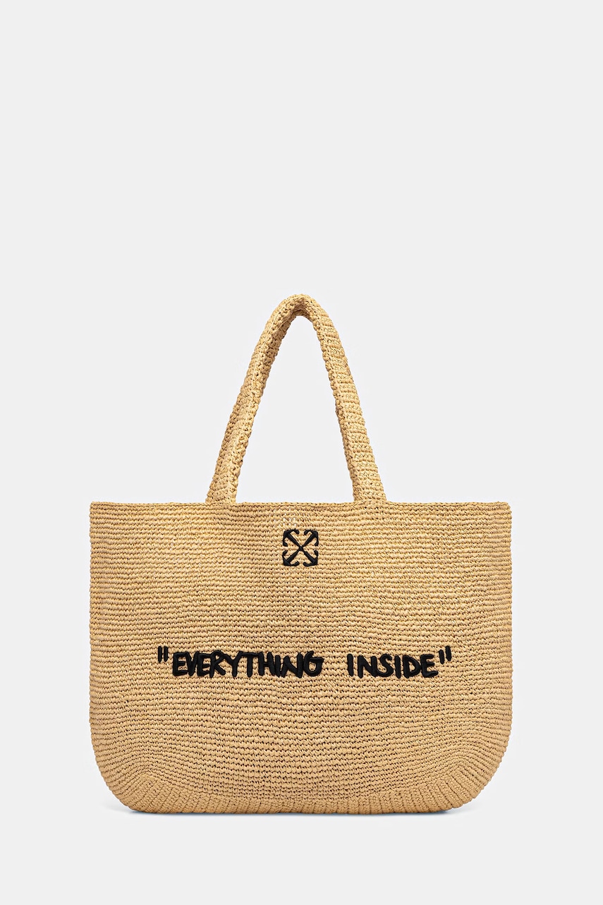 Off-White Jitney torebka tote damska pleciona