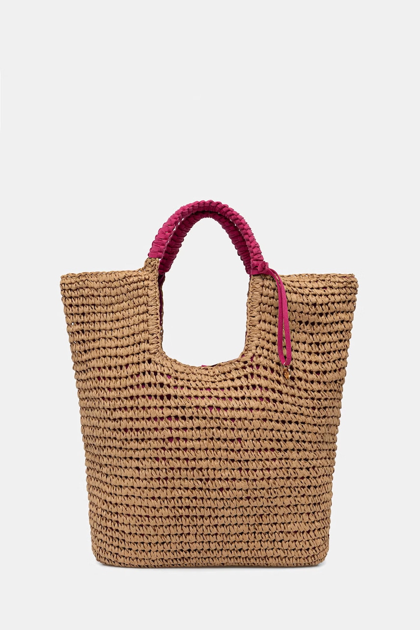 United Colors of Benetton torebka hobo damska pleciona