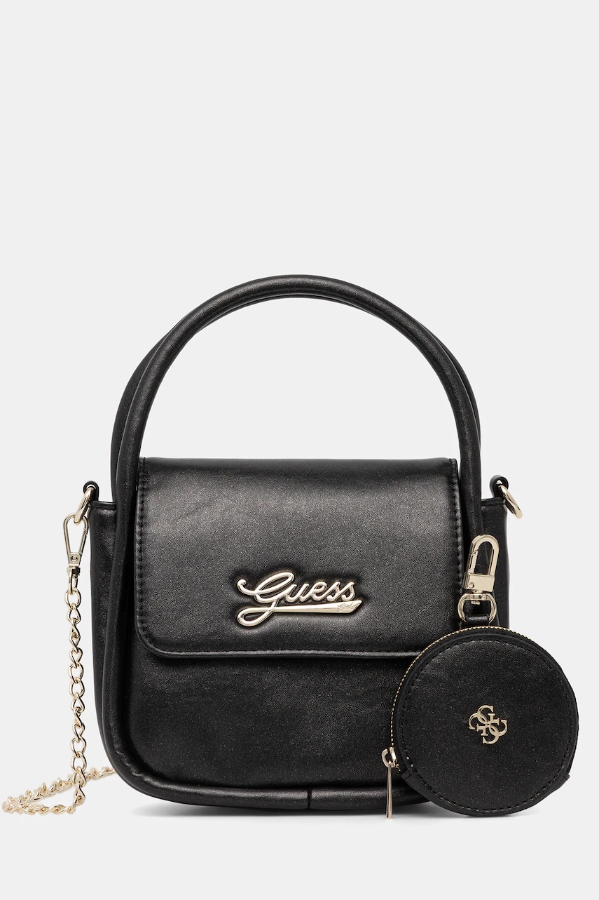 Guess Torbica črna barva, J6RZ10 W4090