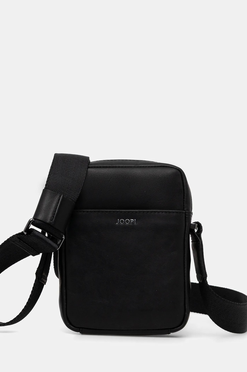 Joop! borsetă de piele culoarea negru, 4140008252