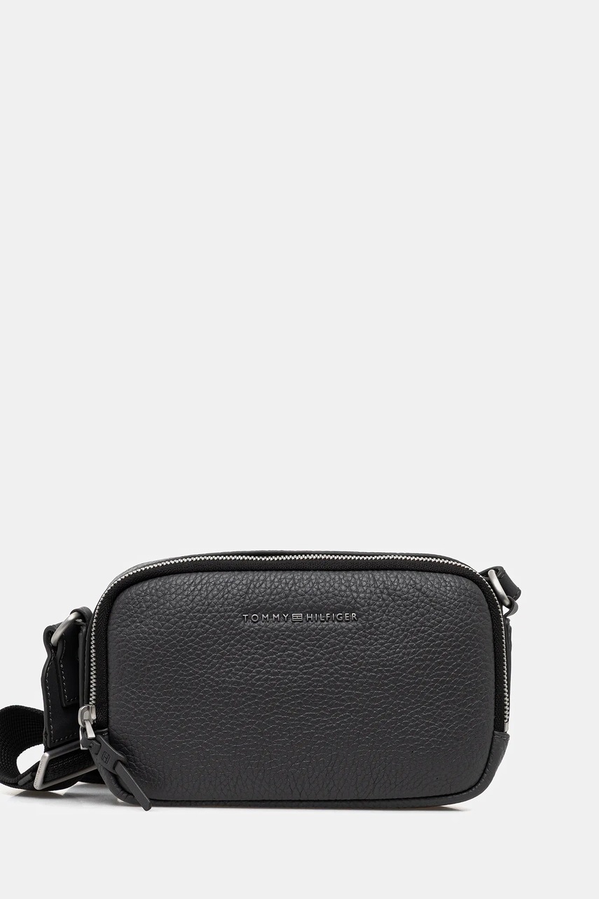 Levně Kožená taštička Tommy Hilfiger