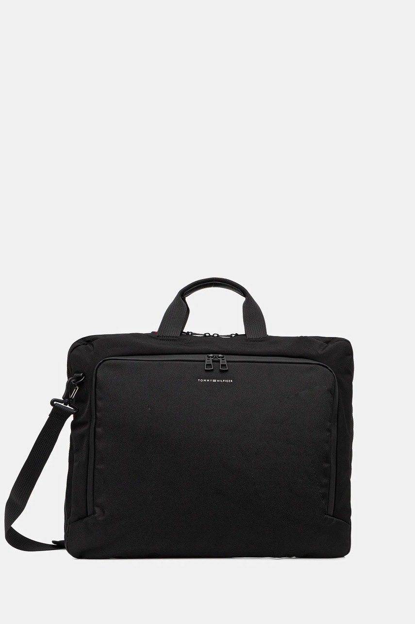 Levně Taška Tommy Hilfiger černá barva, AM0AM14036