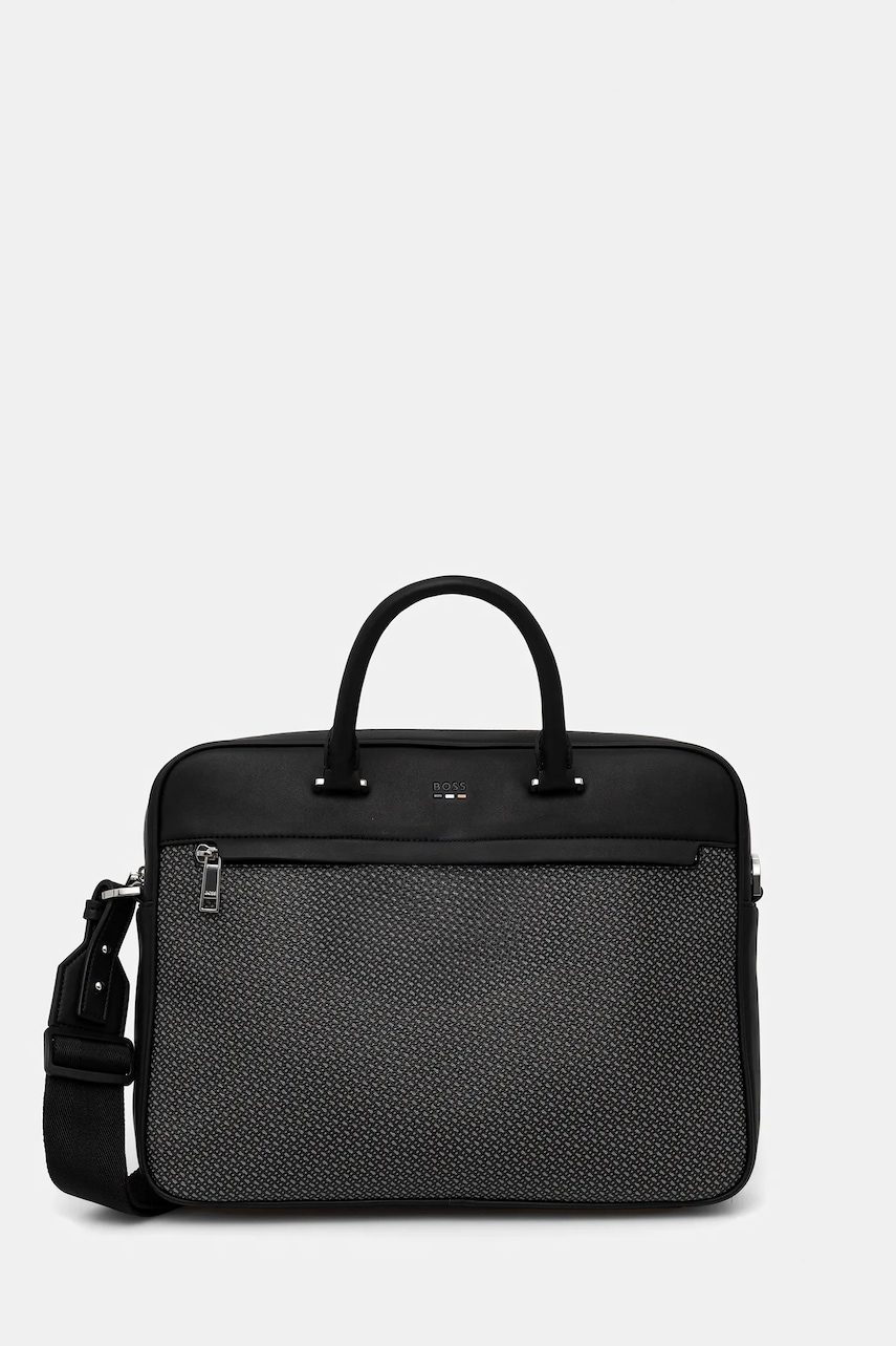 BOSS geantă Ray_MN_S doc case culoarea negru, 50558203