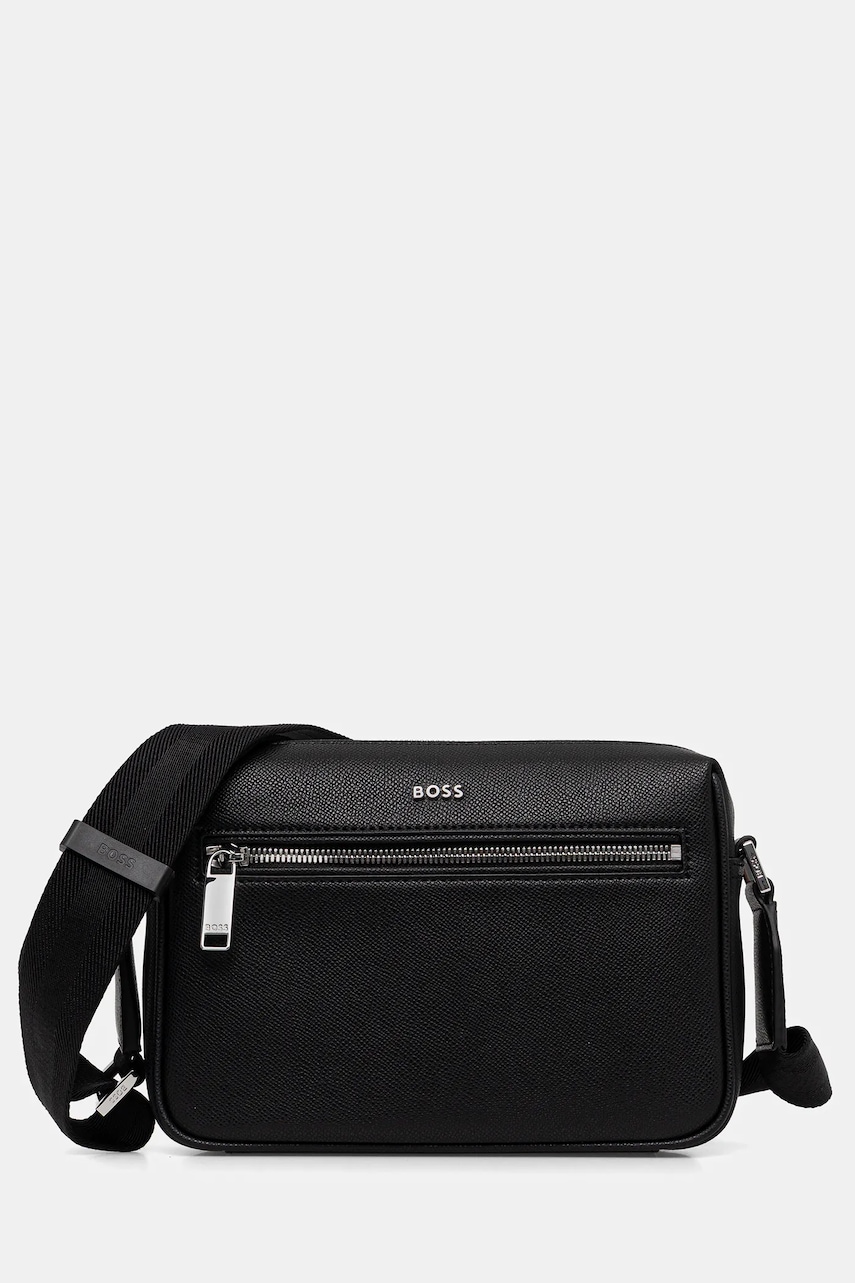 BOSS borsetă Daxter_EW Crossbody culoarea negru, 50558442