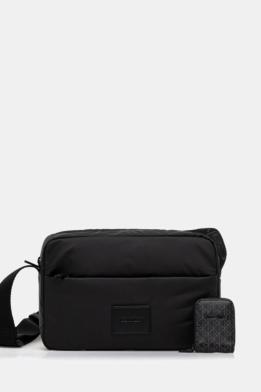 Levně Taštička Calvin Klein černá barva, LV04D3199G