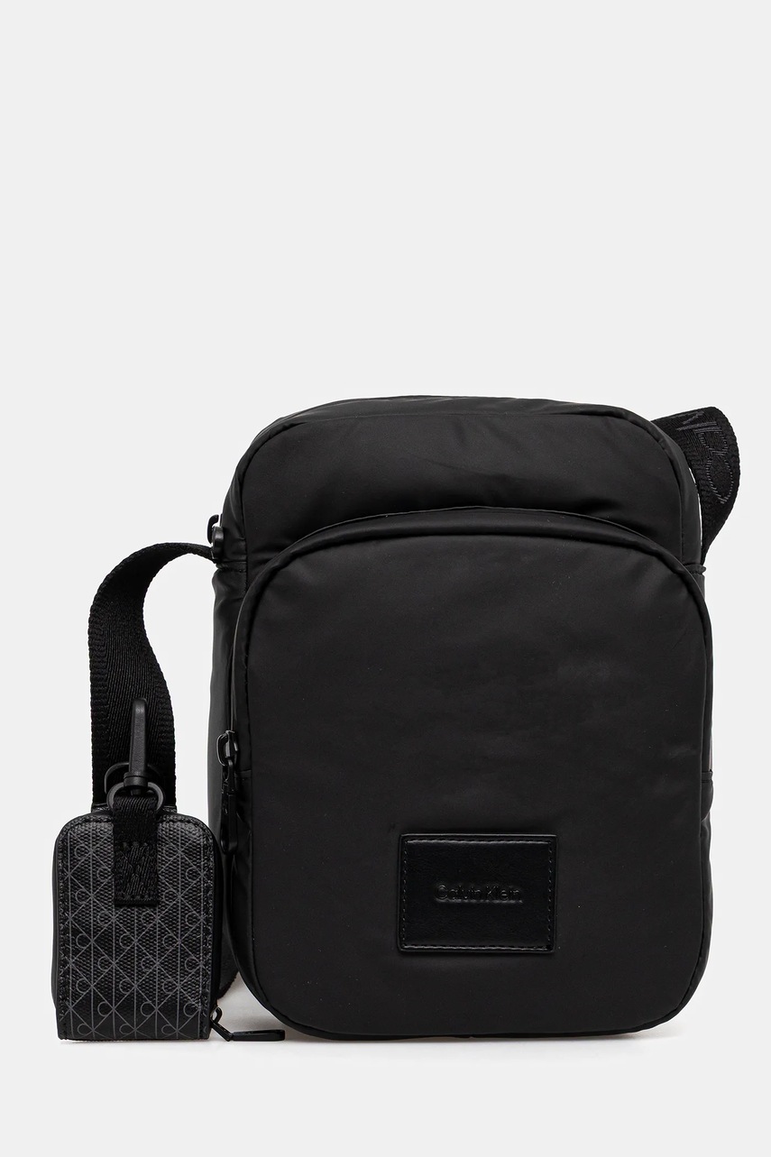 Levně Taštička Calvin Klein černá barva, LV04D3200G