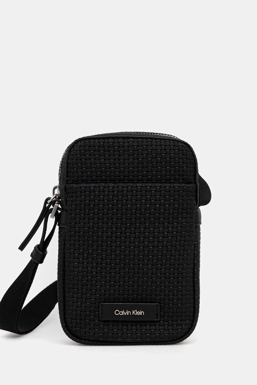 Levně Taštička Calvin Klein černá barva, LV04D3221G