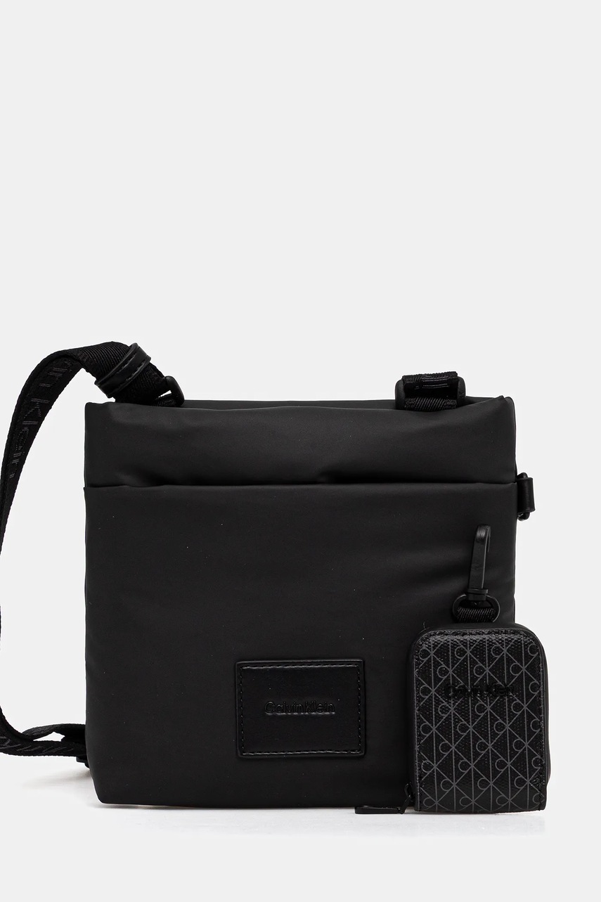 Levně Taštička Calvin Klein černá barva, LV04D3224G