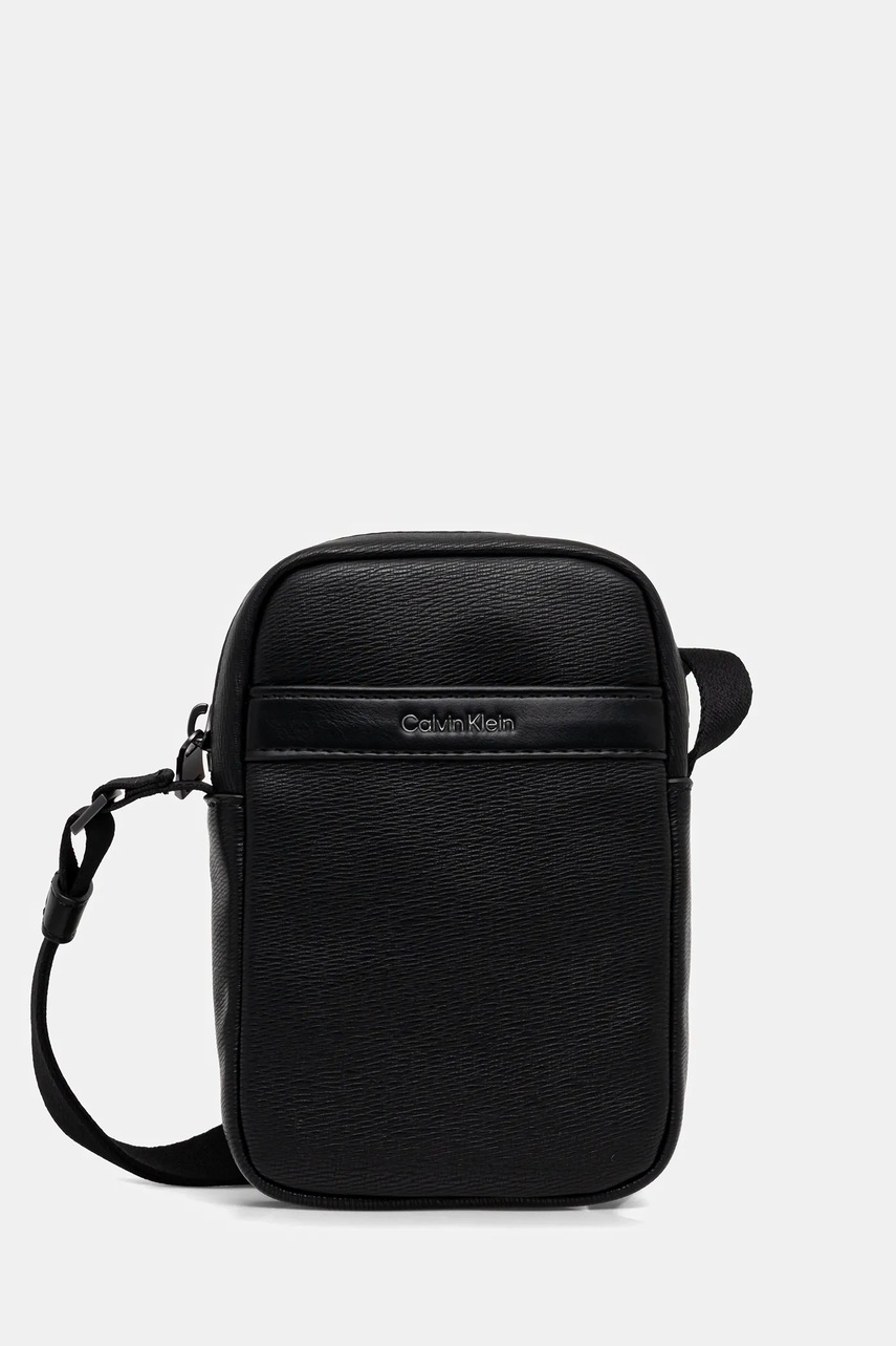 Levně Taštička Calvin Klein černá barva, LV04D3322G