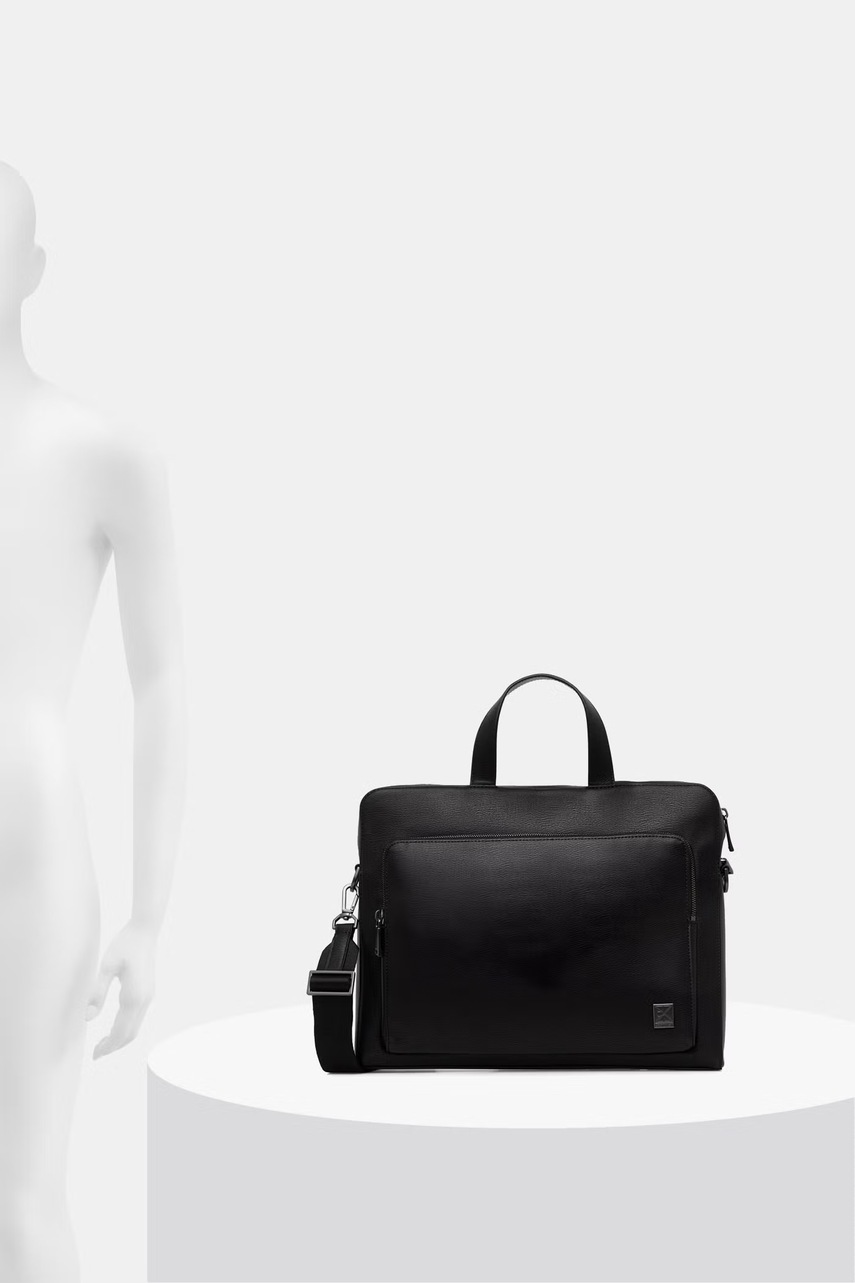 Calvin Klein aktovka pánska z imitácie kože
