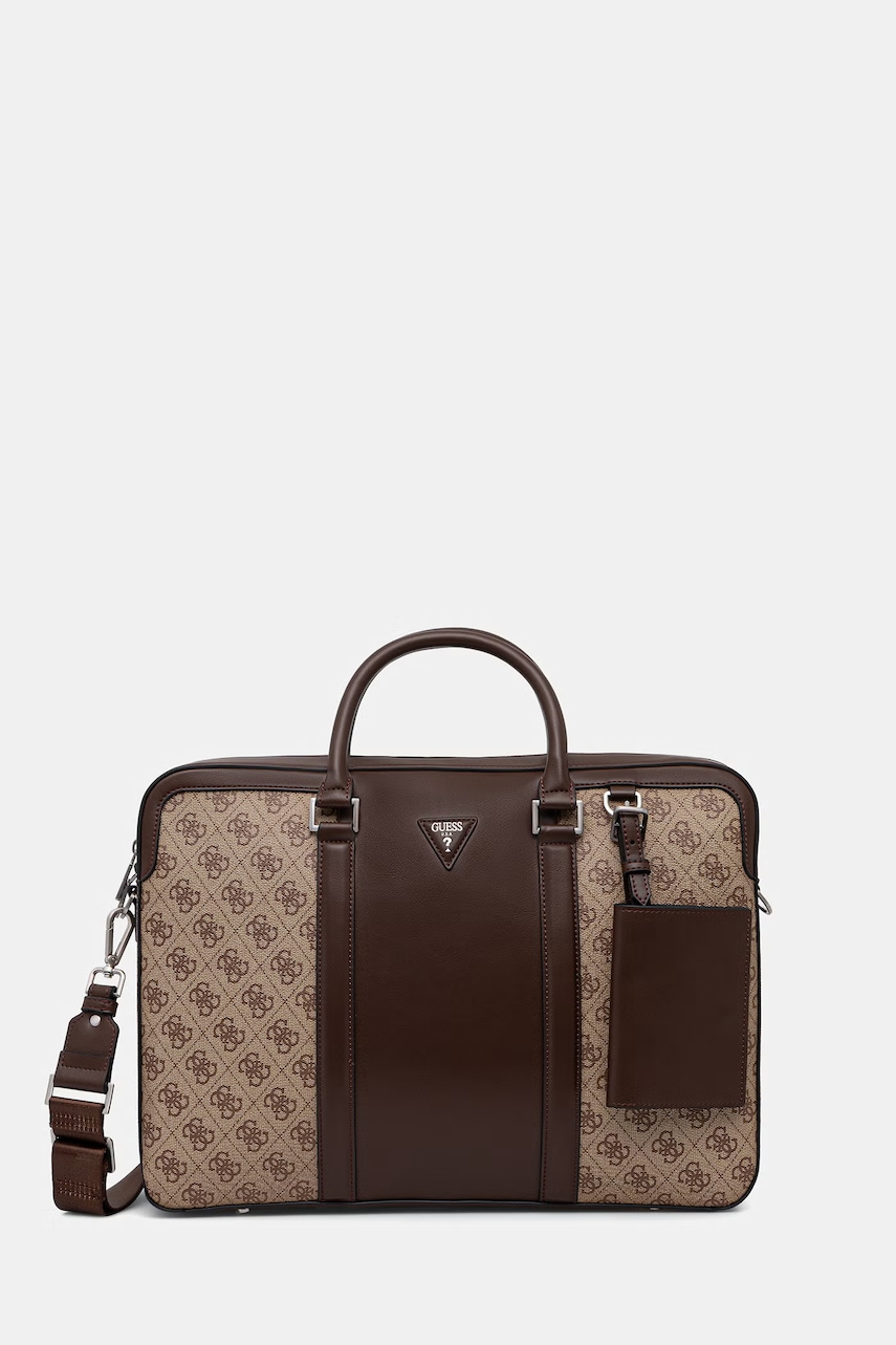 Guess geantă de laptop bărbați MILANO