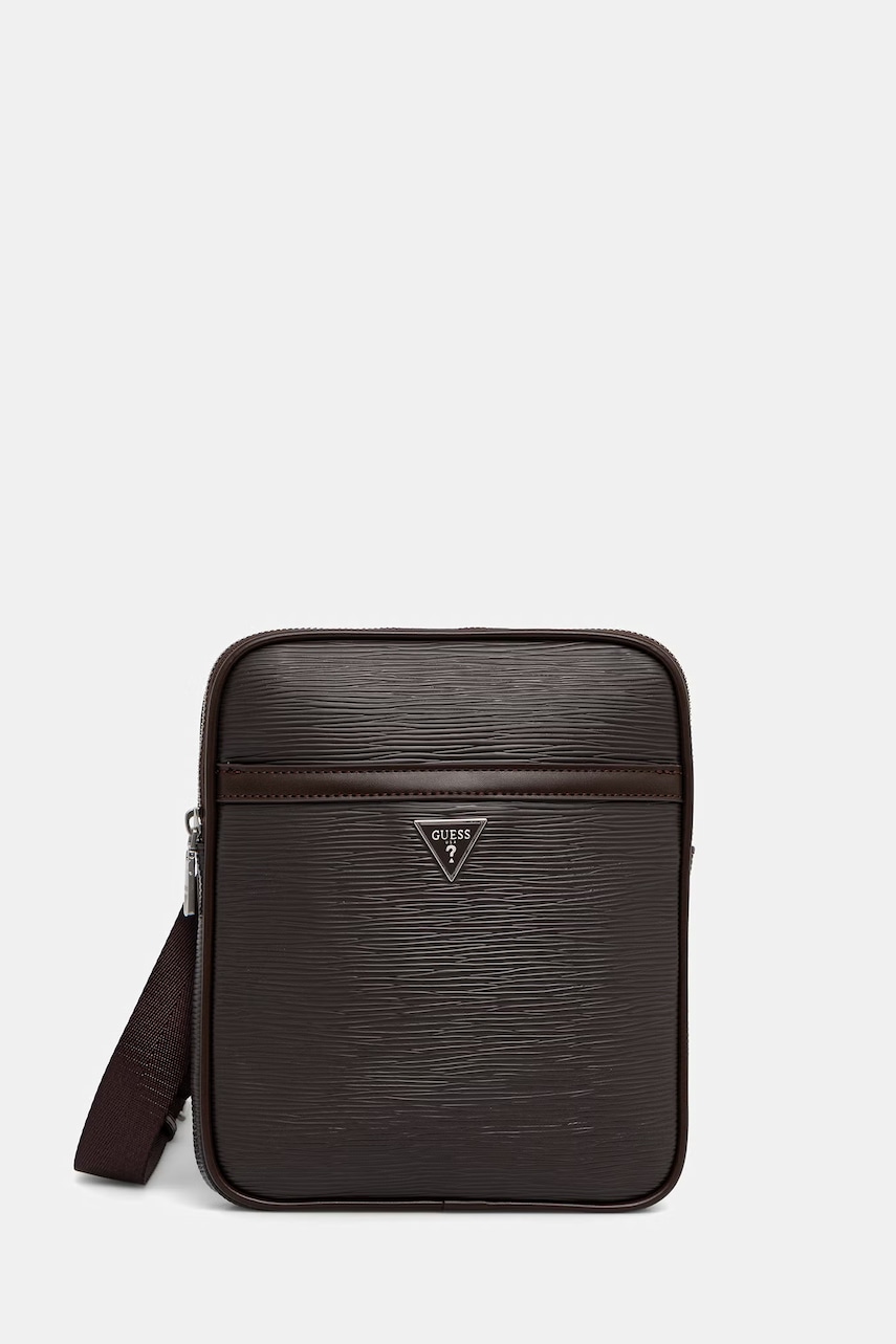 Guess saszetka na ramię męska z imitacji skóry MILANO