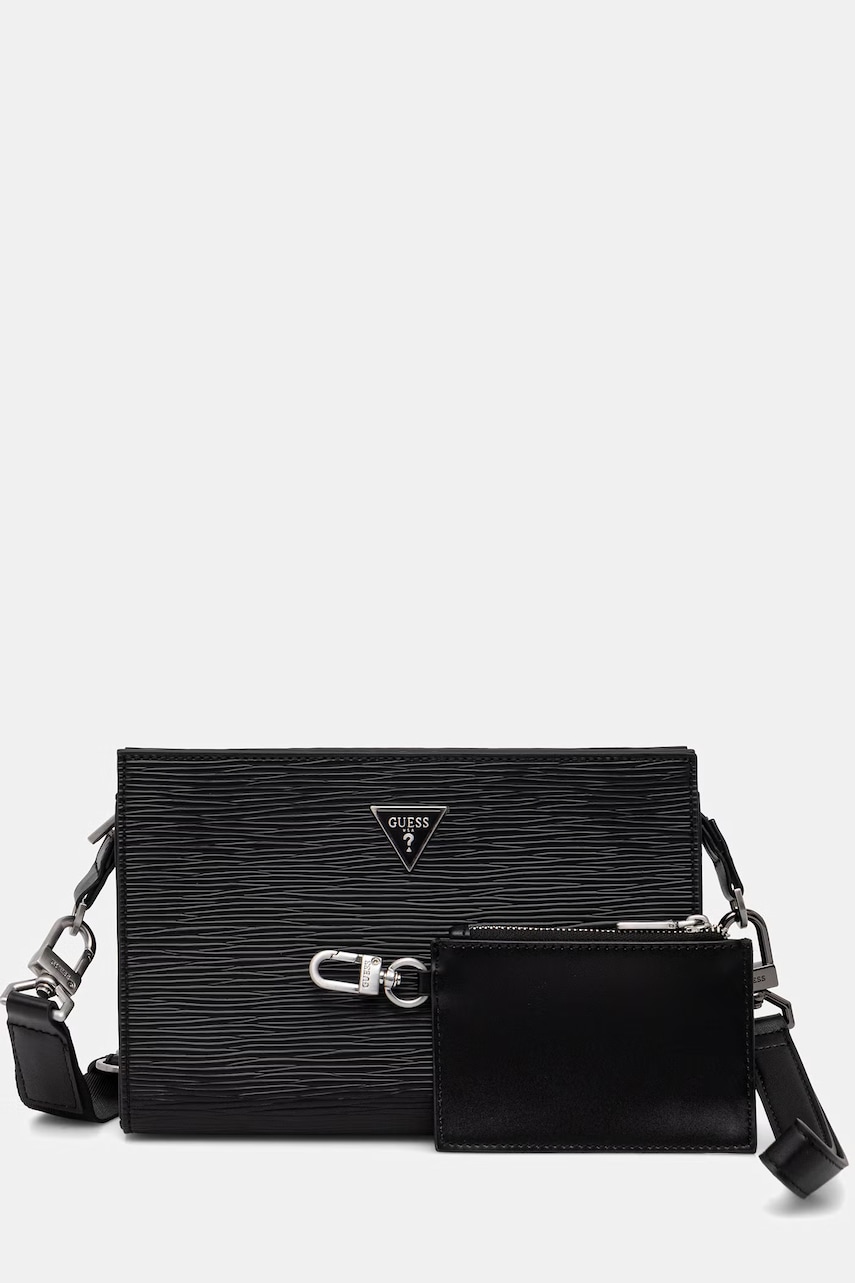 Guess gentuță de umăr pentru bărbați cu imitație de piele MILANO