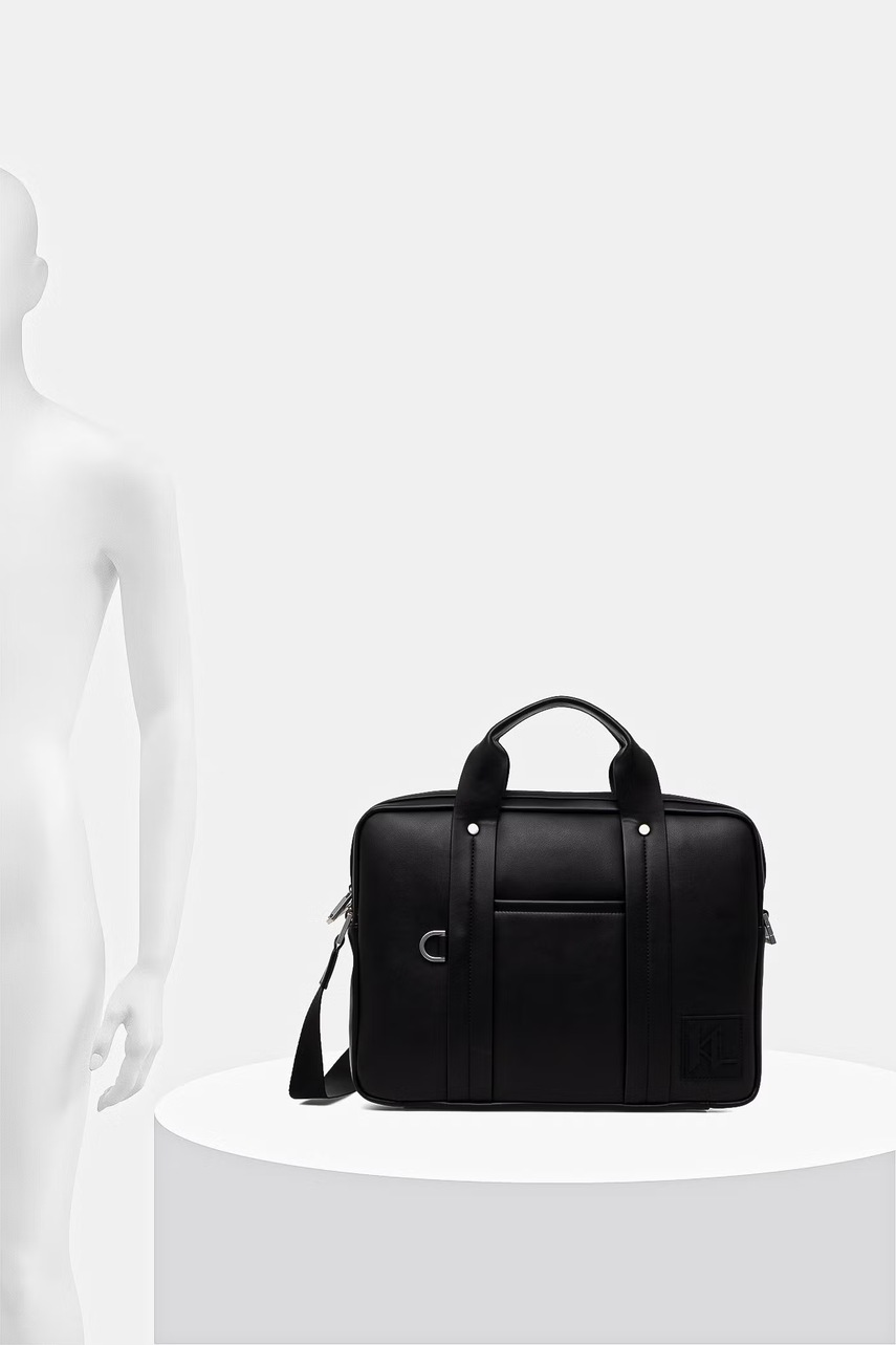 Karl Lagerfeld aktovka pánská z imitace kůže (obrázek 6)