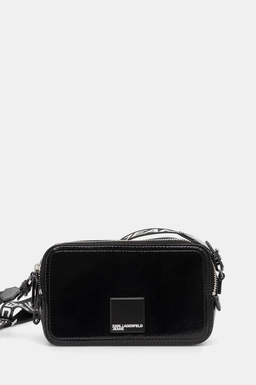 Karl Lagerfeld Jeans borseta culoarea negru, B1W30137