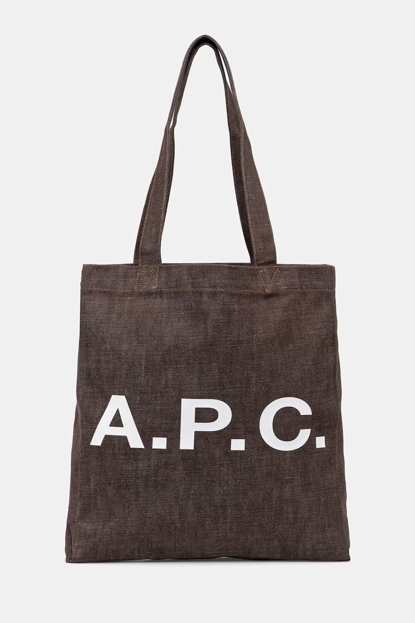 A.P.C. geantă bumbac TOTE LOU