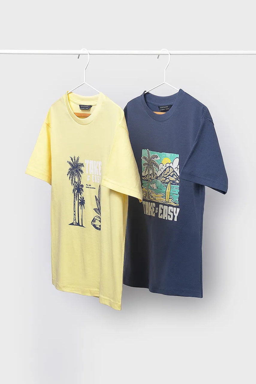Mayoral tricou de bumbac pentru copii 2-pack