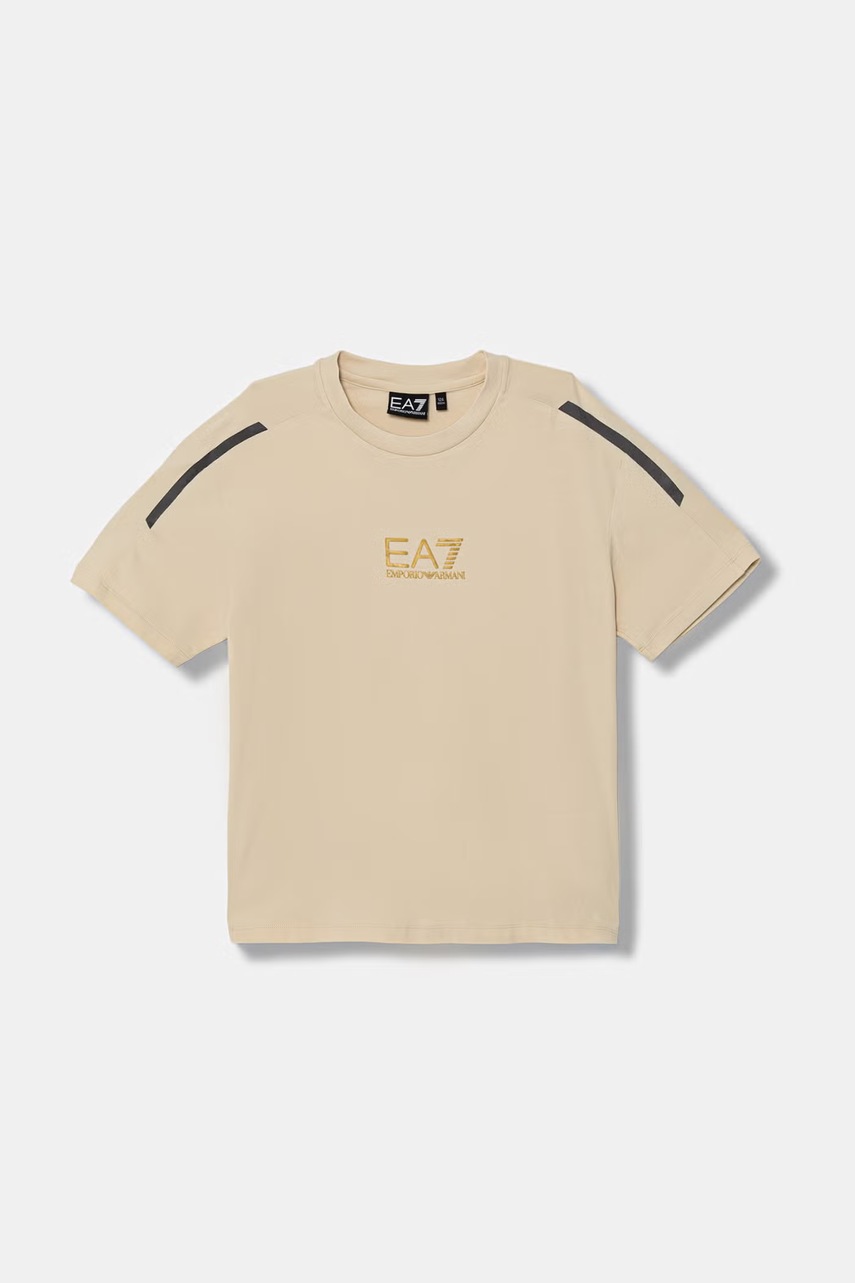 EA7 Emporio Armani tričko detské bavlnené s elastanom