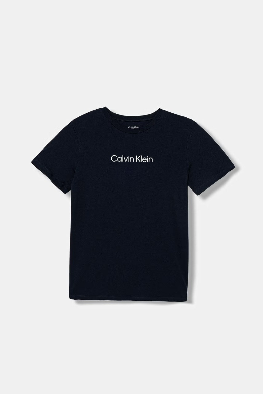 Calvin Klein Underwear basic tričko dětské bavlněné s elastanem 2-pack (obrázek 3)