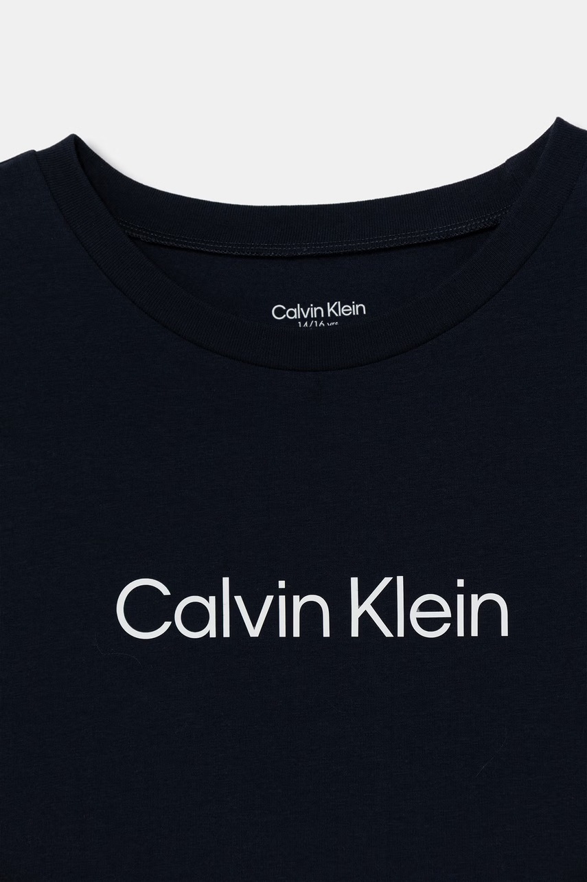 Calvin Klein Underwear basic tričko dětské bavlněné s elastanem 2-pack (obrázek 7)
