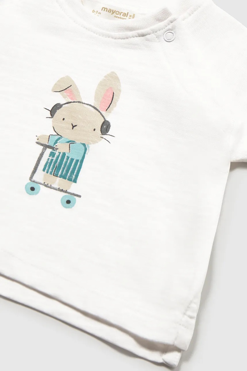 Бавовняна футболка для немовлят Mayoral Newborn 2-pack
