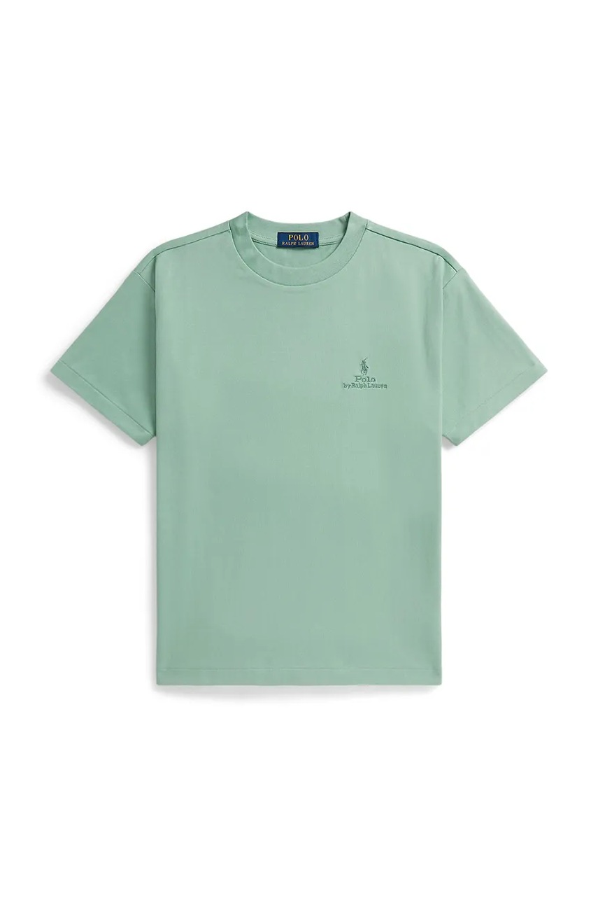Детская хлопковая футболка Polo Ralph Lauren