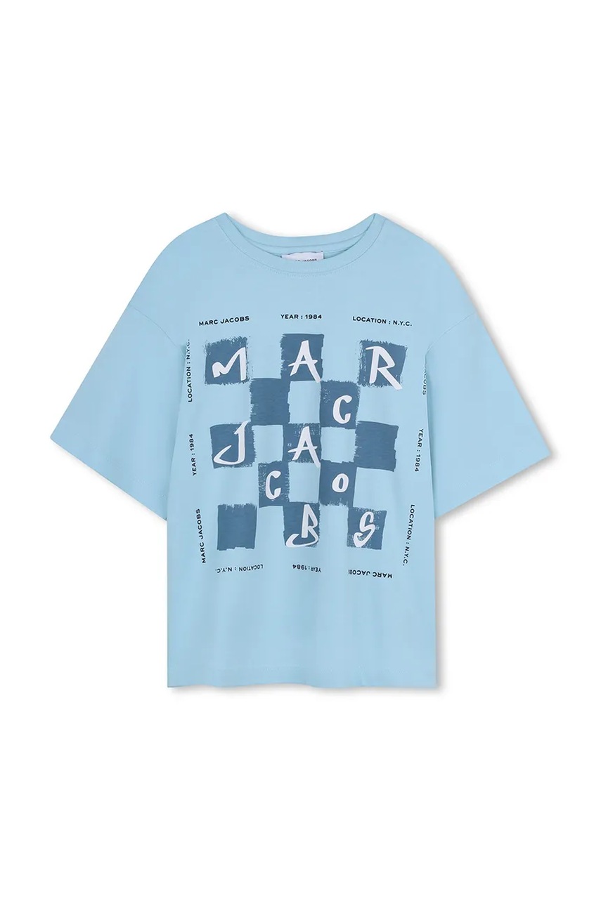 Детская хлопковая футболка Marc Jacobs