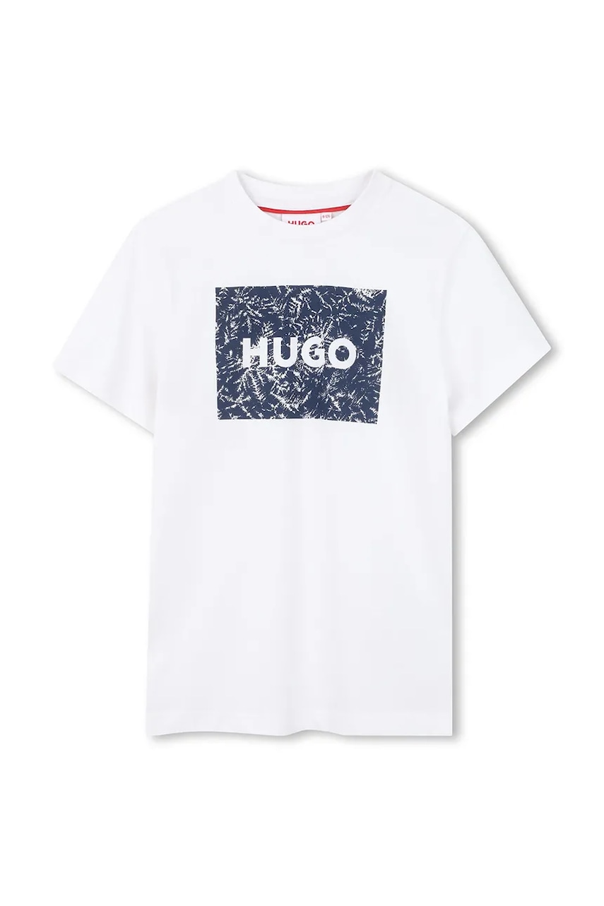 E-shop Dětské bavlněné tričko HUGO