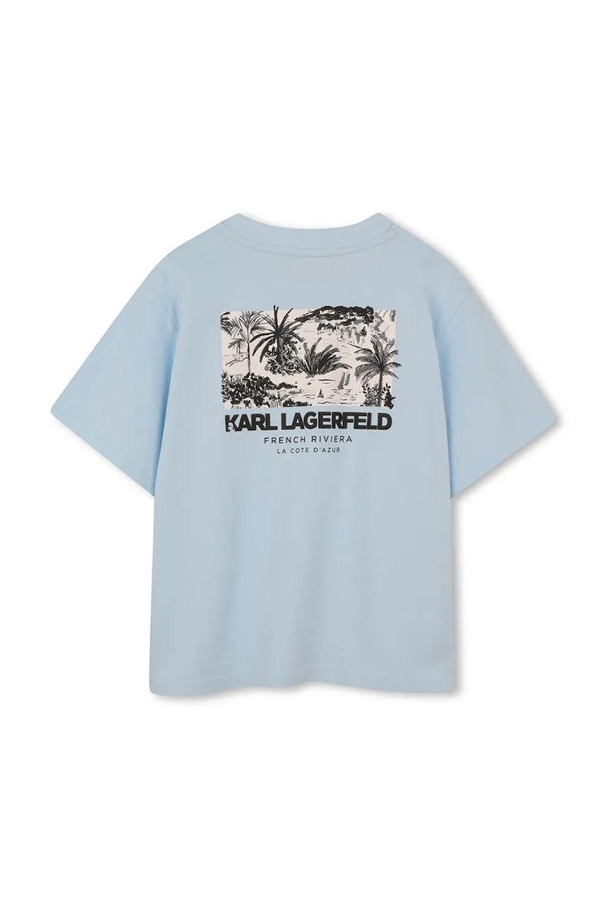 Karl Lagerfeld футболка дитяча бавовняна