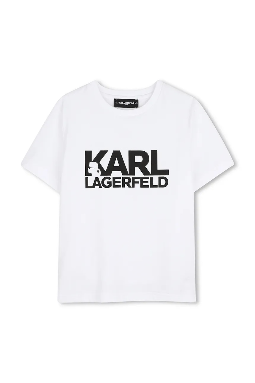 Karl Lagerfeld tricou de bumbac pentru copii