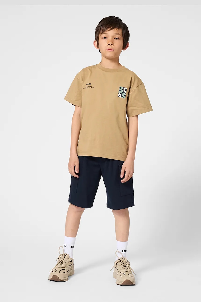 BOSS tricou de bumbac pentru copii