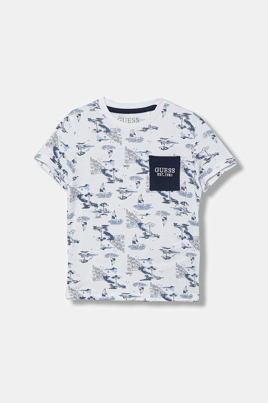 E-shop Dětské bavlněné tričko Guess