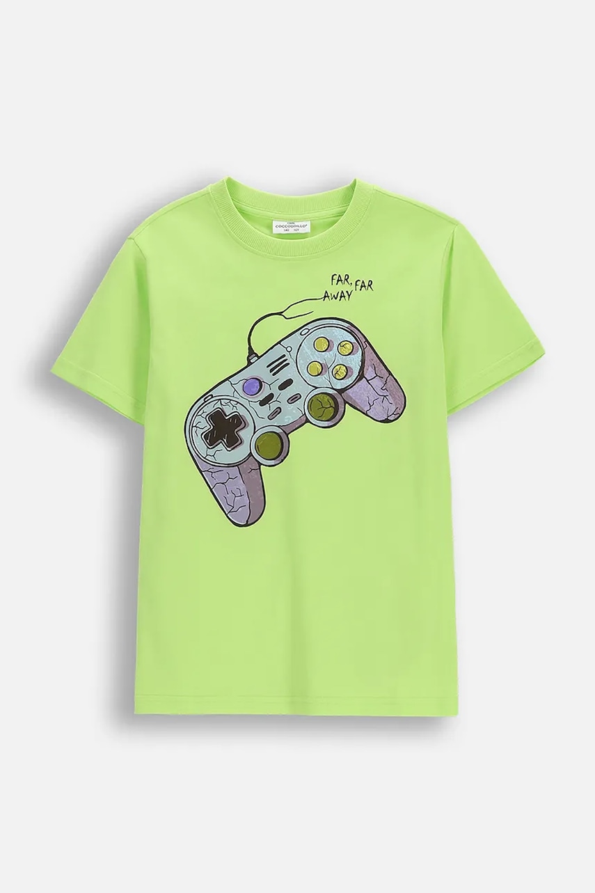Coccodrillo tricou de bumbac pentru copii
