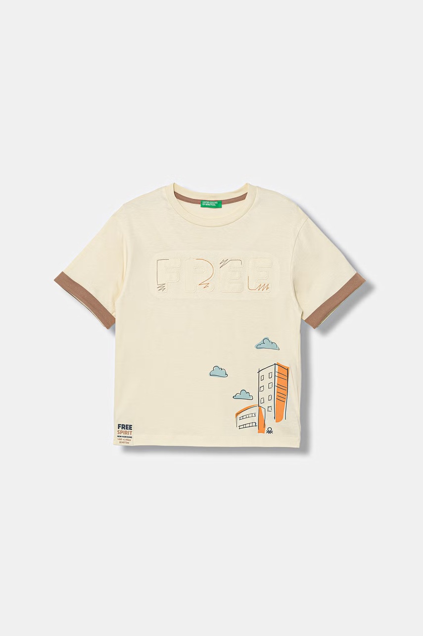 United Colors of Benetton tricou pentru copii, din bumbac