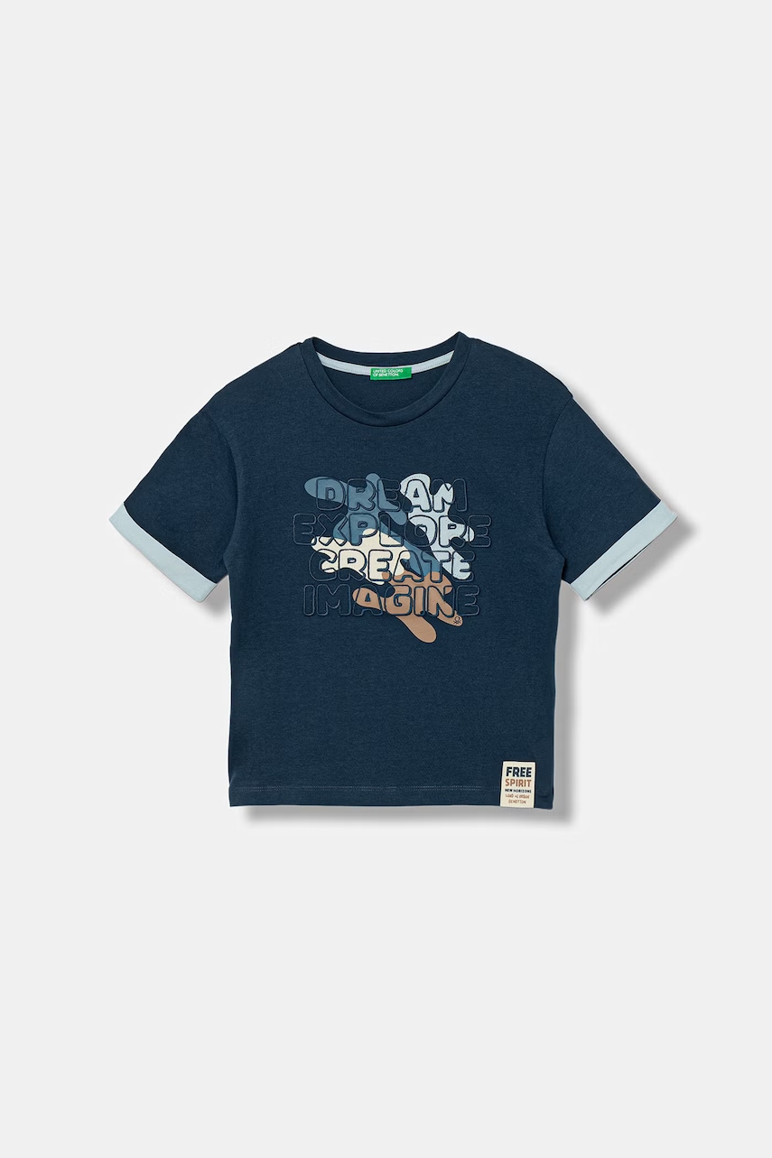 United Colors of Benetton tricou pentru copii bumbac