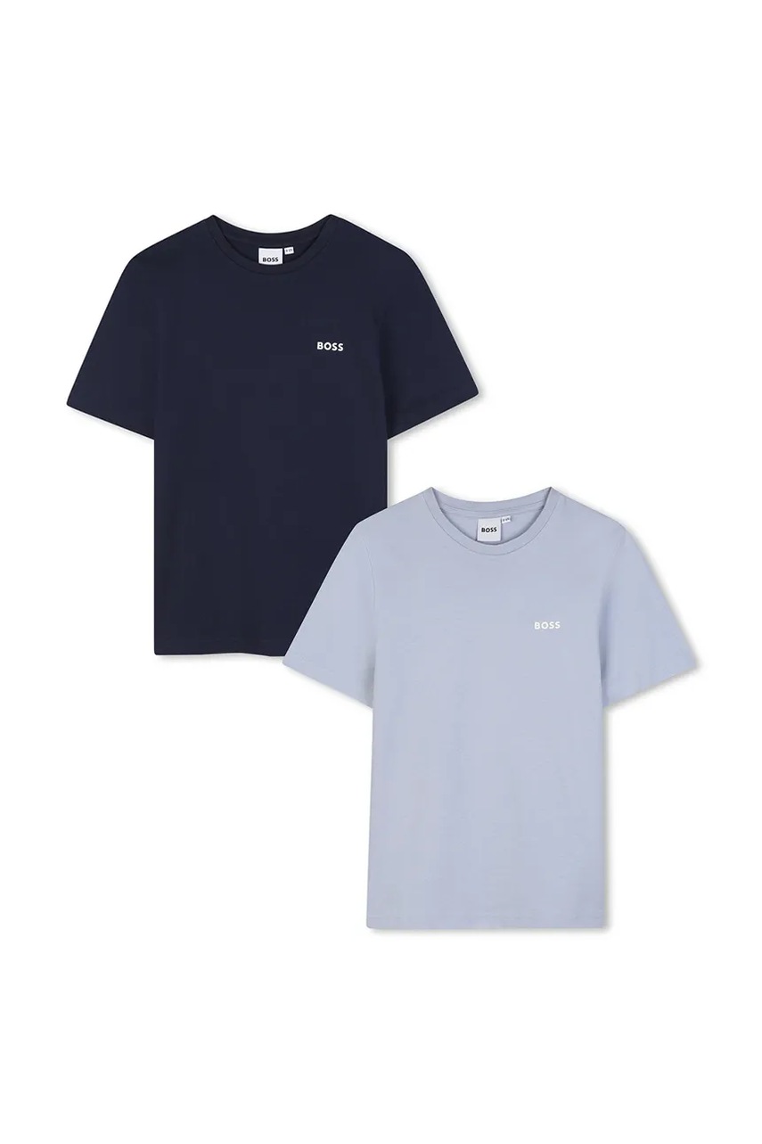 BOSS basic tričko dětské bavlněné 2-pack