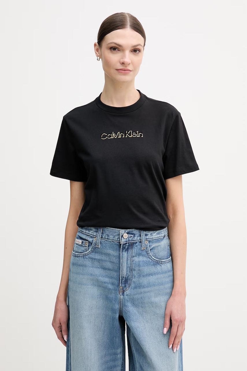 Βαμβακερό μπλουζάκι Calvin Klein Jeans