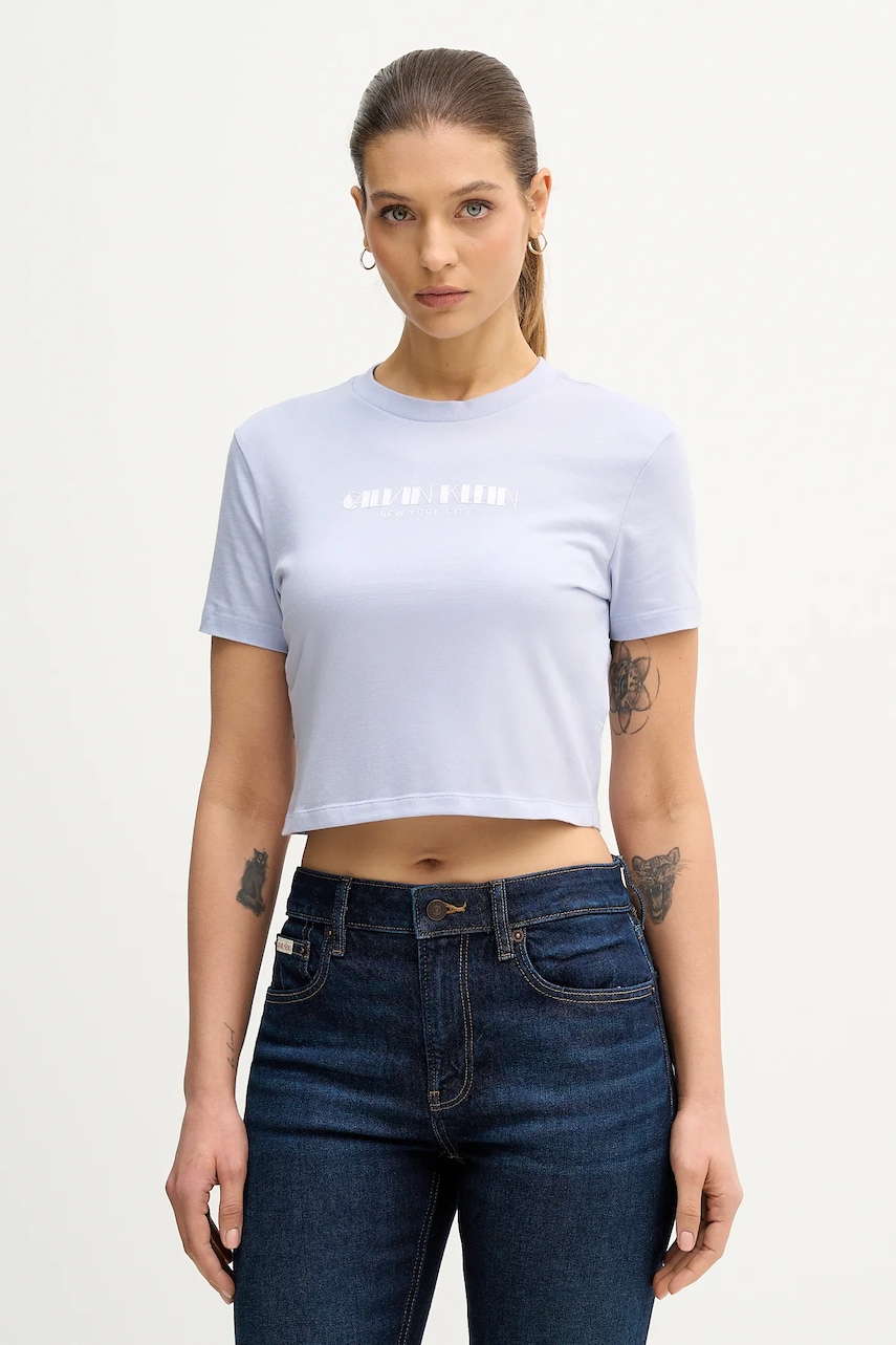 Βαμβακερό μπλουζάκι Calvin Klein Jeans