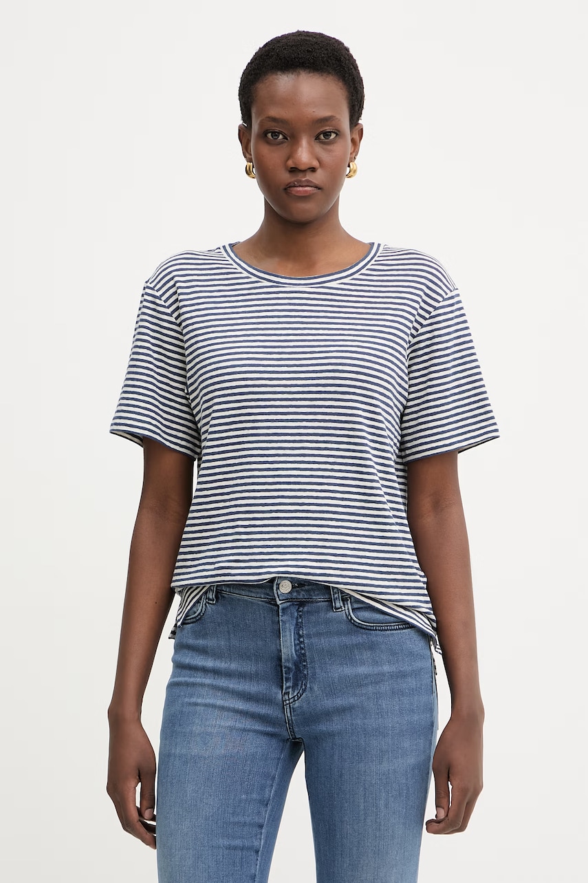 Weekend Max Mara t-shirt γυναικείο με λινό PELOTA