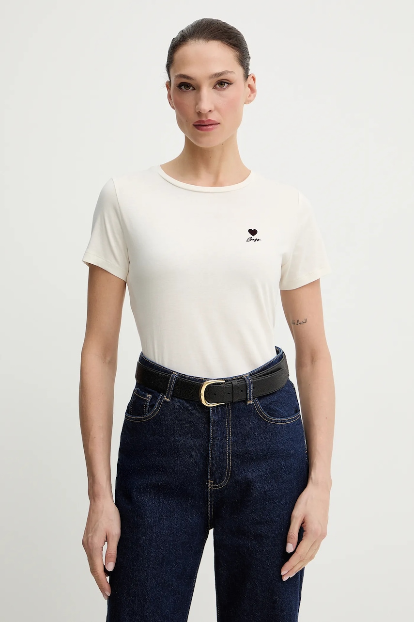 Βαμβακερό μπλουζάκι BOSS Orange C Elove 1 Mett-Valentine