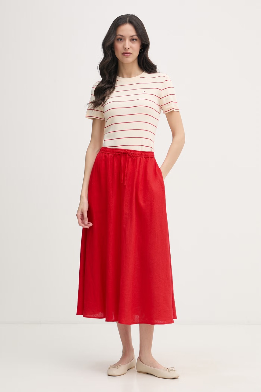 Tommy Hilfiger t-shirt γυναικείο βαμβακερό