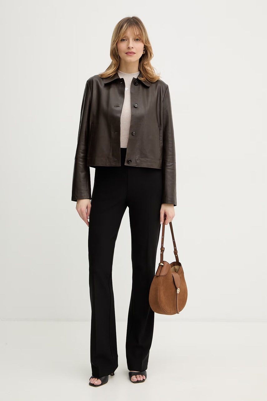 Tričko s příměsí hedvábí Guess TINA