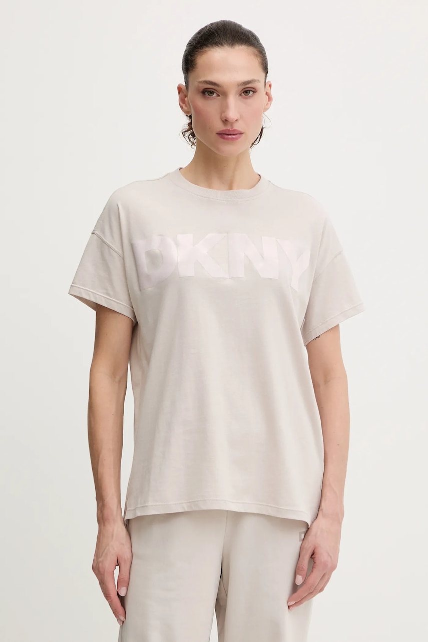 Βαμβακερό μπλουζάκι Dkny