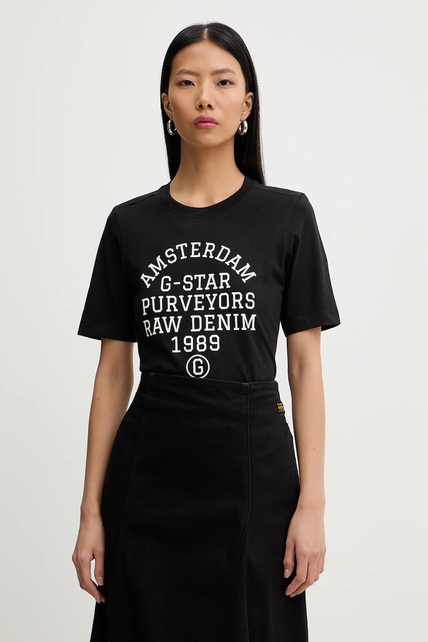 Βαμβακερό μπλουζάκι G-Star