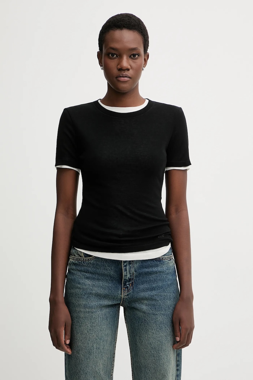 Miss Sixty tricou din amestec de lână 2-pack